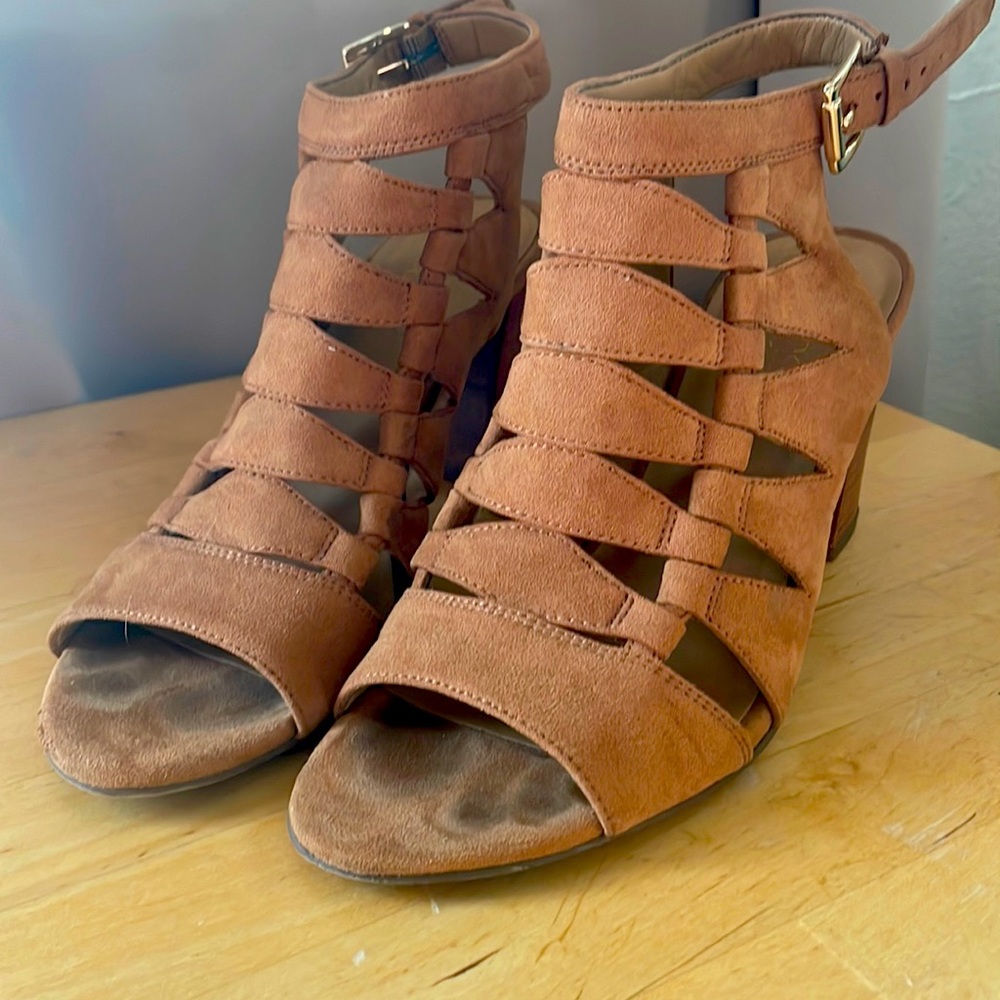 Brown Franco Sarto Heel Sandal